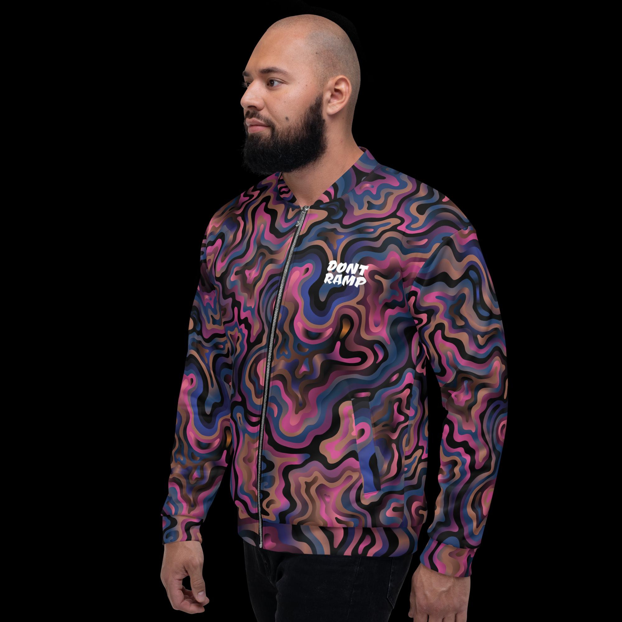 Dont Ramp-Unisex Bomber Jacket - Image 4