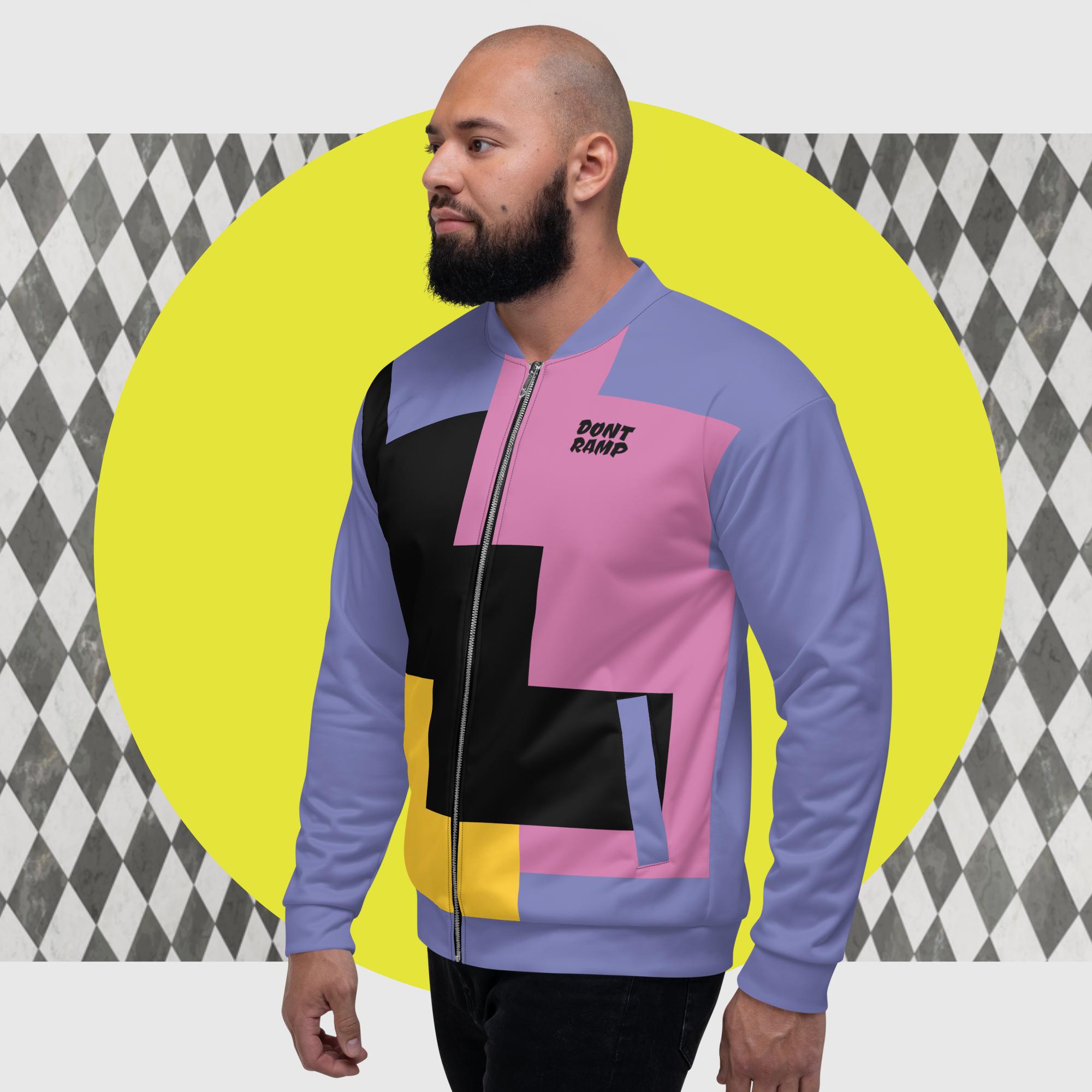 Dont Ramp-Unisex Bomber Jacket - Image 4