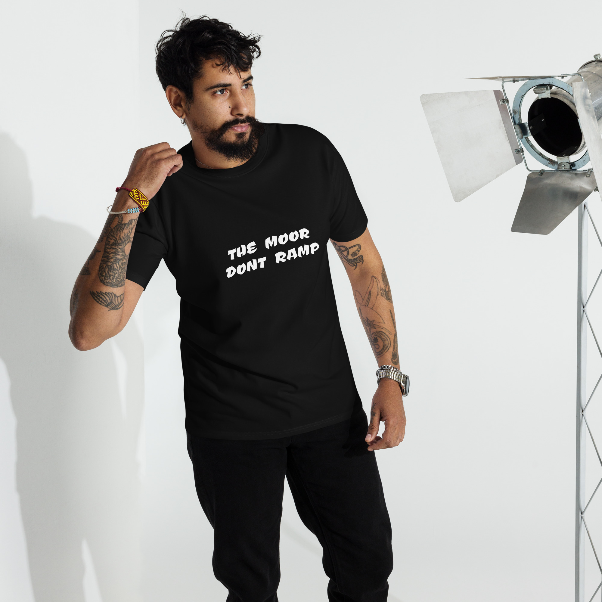 Dont Ramp- Men’s premium heavyweight tee - Image 2