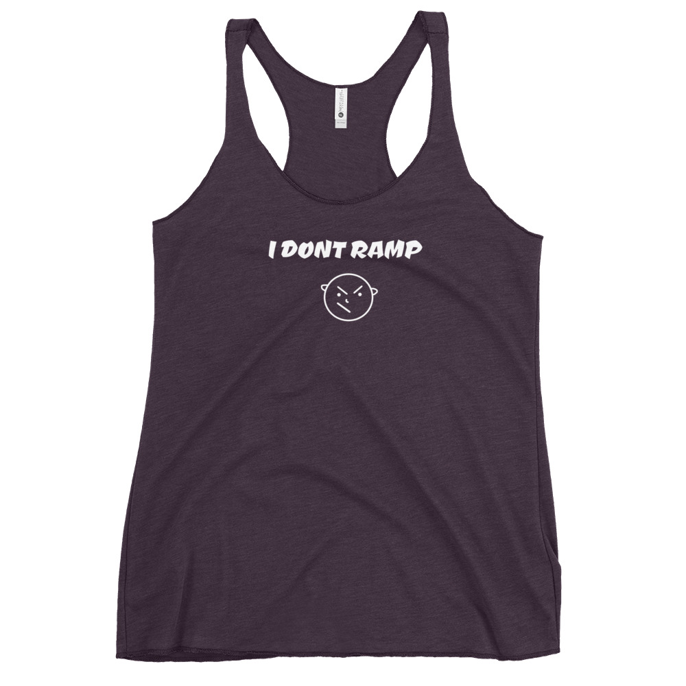 Dont ramp-Women's Racerback Tank - Image 7